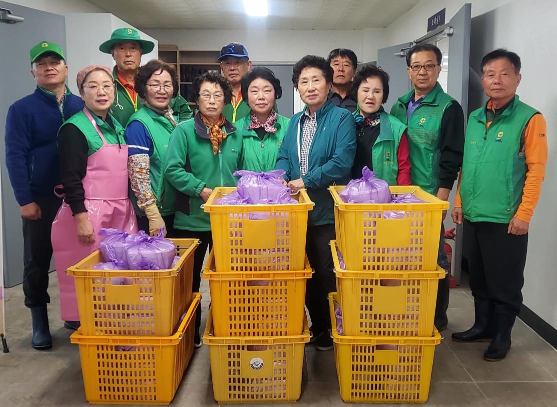 화산동새마을남녀지도자협의회 삼계탕 100마리 기증